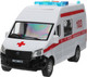 Миниатюра изображения товара Автомобиль игрушечный Технопарк Газель Next Скорая Помощь / NEXTVAN-16PL-AMBWH