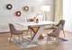 Миниатюра изображения товара Обеденный стол Halmar Xarelto 130-175x85x76 (кашемир/дуб кремона)