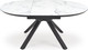 Миниатюра изображения товара Обеденный стол Halmar Vertigo 130-180x130x76 (белый мрамор/черный)