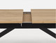 Миниатюра изображения товара Обеденный стол Halmar Fiesta 200-280x100x77 (дуб натуральный/черный)
