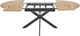 Миниатюра изображения товара Обеденный стол Halmar Acord 120-200x120x75 (натуральный/черный)