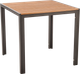 Миниатюра изображения товара Стол садовый Halmar Fierro K (коричневый/черный)