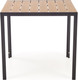 Миниатюра изображения товара Стол садовый Halmar Fierro K (коричневый/черный)
