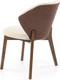 Миниатюра изображения товара Стул Halmar K583 (коричневый/бежевый/орех)