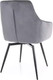 Миниатюра изображения товара Стул Signal Marlo Velvet (Bluvel 14 серый/черный)