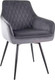 Миниатюра изображения товара Стул Signal Marlo Velvet (Bluvel 14 серый/черный)