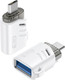 Миниатюра изображения товара Адаптер XO USB-A на Micro OTG / NB256C