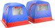 Миниатюра изображения товара Палатка-баня MORZH XL Lux (синий/красный)