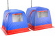 Миниатюра изображения товара Палатка-баня MORZH XL Lux (синий/красный)
