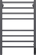 Миниатюра изображения товара Полотенцесушитель электрический Terminus Ватикан П8 500х800 (quick touch, графит)