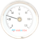 Миниатюра изображения товара Термометр биметаллический Varmega Накладной 80мм 120С с пружиной / VMMT05-805000
