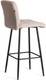 Миниатюра изображения товара Стул барный Tetchair Medeo (велюр/бежевый)