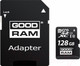 Миниатюра изображения товара Карта памяти Goodram microSD UHS-I Class 10 128GB + адаптер (M1AA-1280R12)