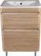 Миниатюра изображения товара Тумба под умывальник Symbolite Атлантика 60 Люкс Plus (ясень перламутр)