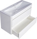 Миниатюра изображения товара Тумба под умывальник Symbolite Атлантика 100 Люкс Plus (подвесная, белый)