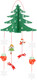 Миниатюра изображения товара Подвеска новогодняя Darvish 3D mix / DV-C-332