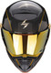 Миниатюра изображения товара Мотошлем Scorpion Exo HX1 Carbon Se Solid (р. S, карбон/черный/золотой)