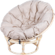 Миниатюра изображения товара Кресло садовое Мебель Солнца Папасан 23/01 (натуральный/бежевый)
