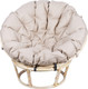Миниатюра изображения товара Кресло садовое Мебель Солнца Папасан 23/01 (натуральный/бежевый)