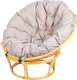 Миниатюра изображения товара Кресло садовое Мебель Солнца Папасан 23/01 (медный/бежевый)