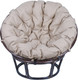 Миниатюра изображения товара Кресло садовое Мебель Солнца Папасан 23/01 (темно-коричневый/бежевый)