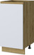 Миниатюра изображения товара Шкаф-стол кухонный Anrex Set plus 1D/40 (дуб наварра/белый)