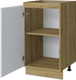 Миниатюра изображения товара Шкаф-стол кухонный Anrex Set plus 1D/45 (дуб наварра/белый)