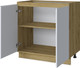 Миниатюра изображения товара Шкаф-стол кухонный Anrex Set plus 2D/80 (дуб наварра/белый)