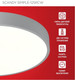 Миниатюра изображения товара Потолочный светильник INhome Scandy Simple-125RCW / 4690612058986