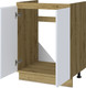 Миниатюра изображения товара Шкаф под мойку Anrex Set plus 2D/60 (дуб наварра/белый)