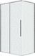 Миниатюра изображения товара Душевая стенка Grossman Galaxy 100х195 / 200.K33.01.100.10.02 (хром/стекло шиншилла)