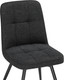 Миниатюра изображения товара Стул Woodville Texas 4 поворотный / 15892 (темно-серый/черный)