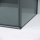 Миниатюра изображения товара Душевая стенка Grossman Galaxy 100х195 / 200.K33.01.100.42.10 (графит сатин/стекло тонированное)