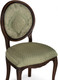 Миниатюра изображения товара Стул Woodville Инои / 615245 (soprano nefrit/ромб/миланский орех старение)