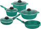 Миниатюра изображения товара Набор кухонной посуды Elan Gallery Гармония Вкуса / 120614+5 (изумрудный)