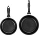 Миниатюра изображения товара Набор сковородок Elan Gallery Гармония Вкуса / 120289+2 (черный оникс)