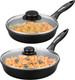 Миниатюра изображения товара Набор сковородок Elan Gallery Гармония Вкуса / 120289+2 (черный оникс)