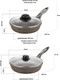 Миниатюра изображения товара Набор сковородок Elan Gallery Гармония Вкуса / 120309+2 (коричневый опал)