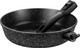 Миниатюра изображения товара Набор сковородок Elan Gallery Гармония Вкуса / 120136+2 (черный мрамор)