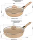 Миниатюра изображения товара Набор сковородок Elan Gallery Гармония Вкуса / 121136+2 (медовый гранит)
