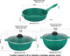 Миниатюра изображения товара Набор кухонной посуды Elan Gallery 120601+7 (изумруд)