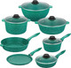 Миниатюра изображения товара Набор кухонной посуды Elan Gallery 120601+7 (изумруд)