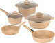 Миниатюра изображения товара Набор кухонной посуды Elan Gallery 121110+5 (медовый гранит)
