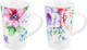 Миниатюра изображения товара Набор кружек Elan Gallery Цветы / 230240 (New Bone China)