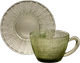 Миниатюра изображения товара Чашка с блюдцем Lefard Tempo Green 355-386