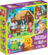 Миниатюра изображения товара Развивающая игра Puzzle Time В мире сказки 4 в 1 / 10766204