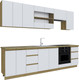 Миниатюра изображения товара Кухонный гарнитур Anrex Set plus-280 (дуб наварра/белый)