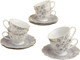 Миниатюра изображения товара Набор для чая/кофе Arya Nastolgia / 8680943246479 (белый/серый)