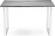 Миниатюра изображения товара Обеденный стол Woodville Лота Лофт 120 25 мм / 489669 (бетон/белый матовый)