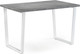 Миниатюра изображения товара Обеденный стол Woodville Лота Лофт 120 25 мм / 489669 (бетон/белый матовый)